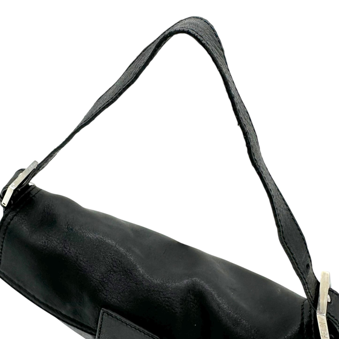 Fendi Black Leather Baguette Bag - Outfit Repeater