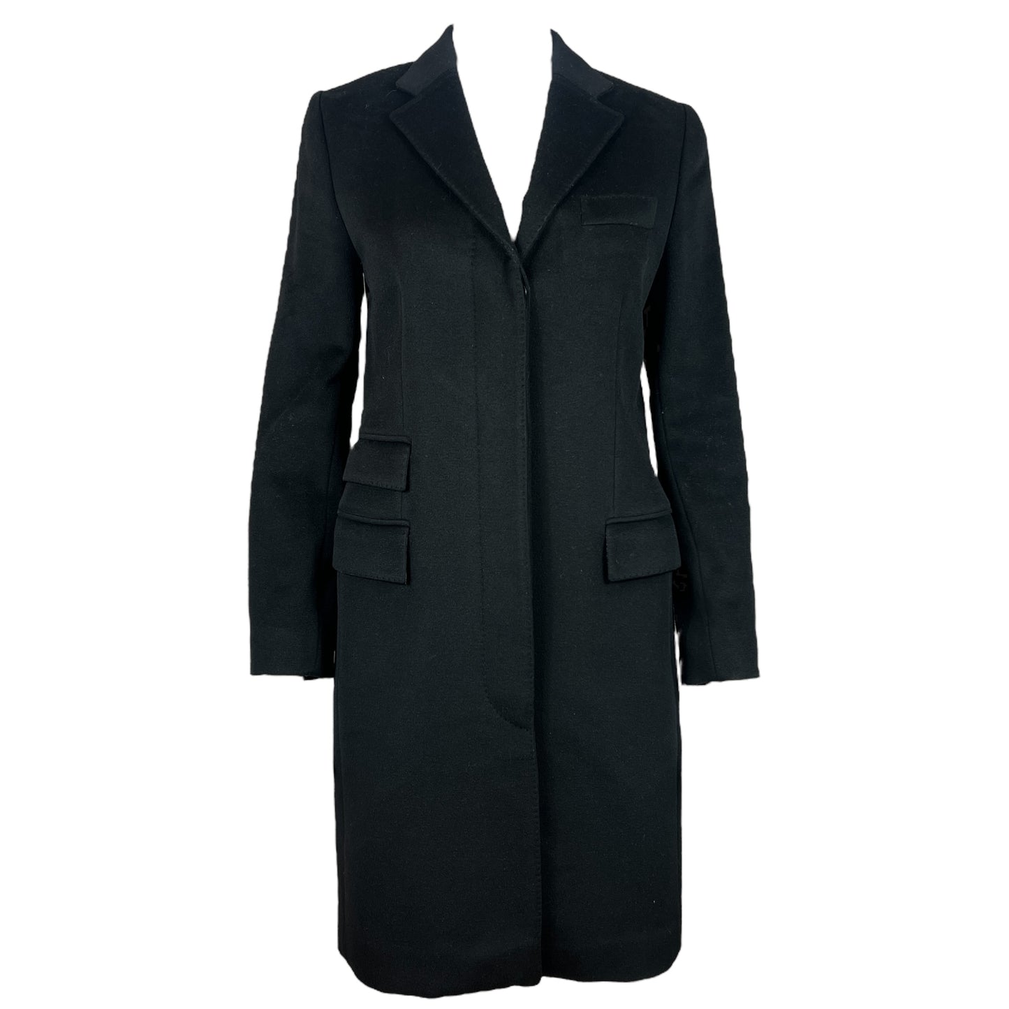 Gucci F/W 2001 Black Cashmere Trench Coat