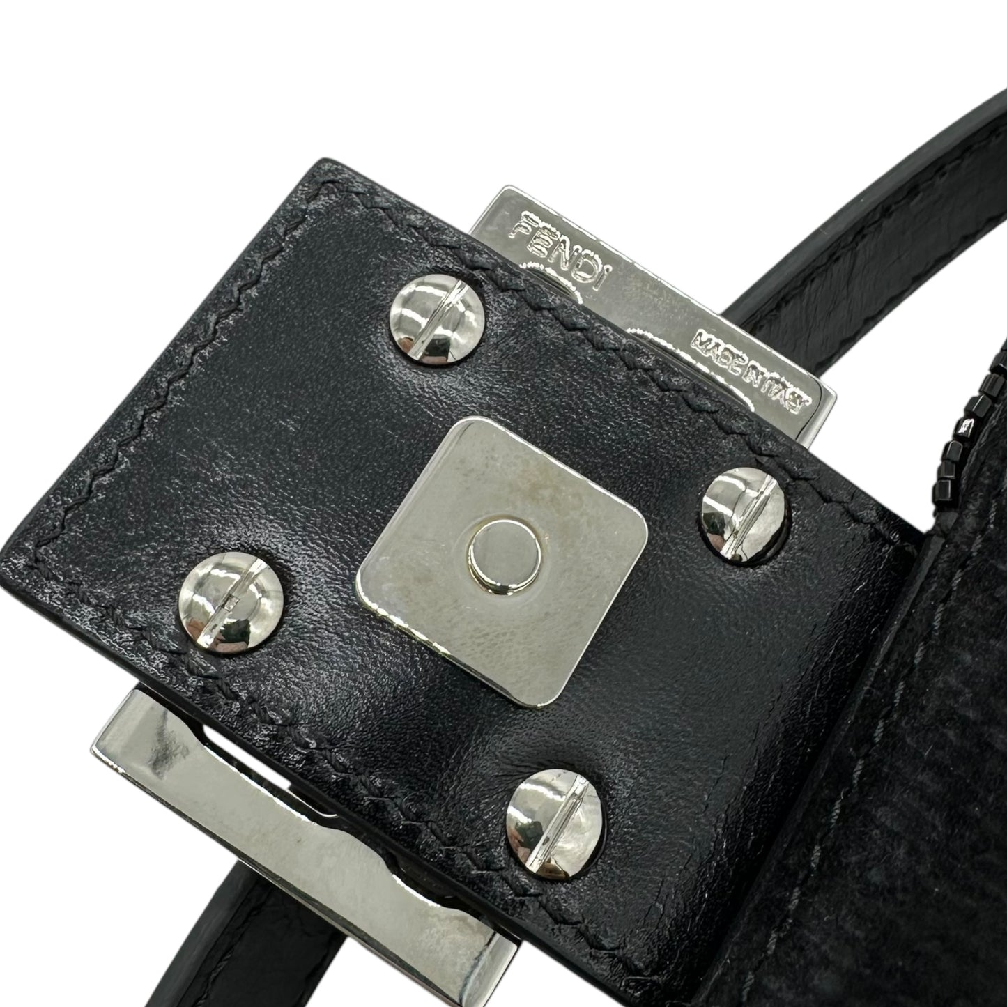 Fendi Black Beaded Baguette Bag - Outfit Repeater