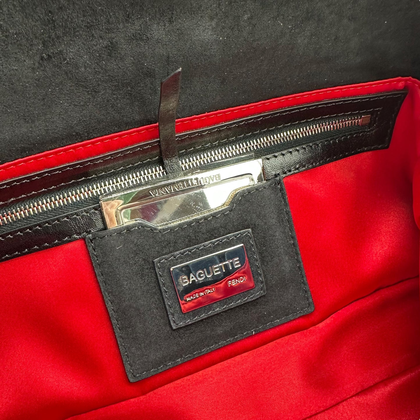 Fendi Black Beaded Baguette Bag - Outfit Repeater