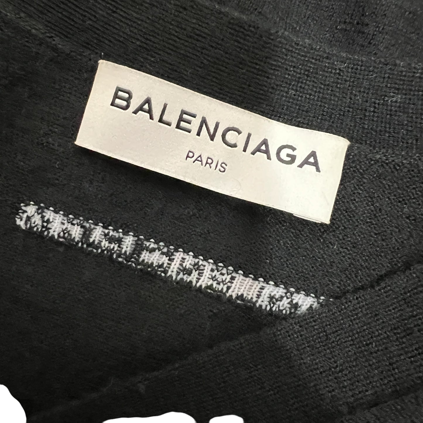 Balenciaga Black Logo Back Cashmere Cardigan