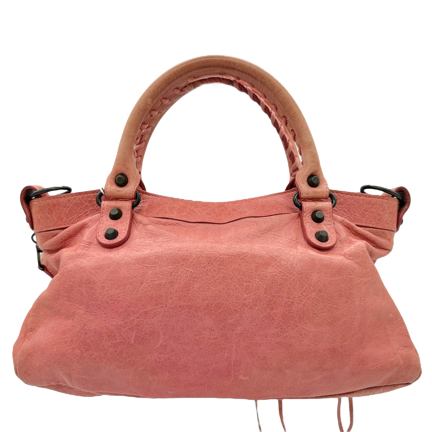 Balenciaga Pink Leather First City Bag - Outfit Repeater