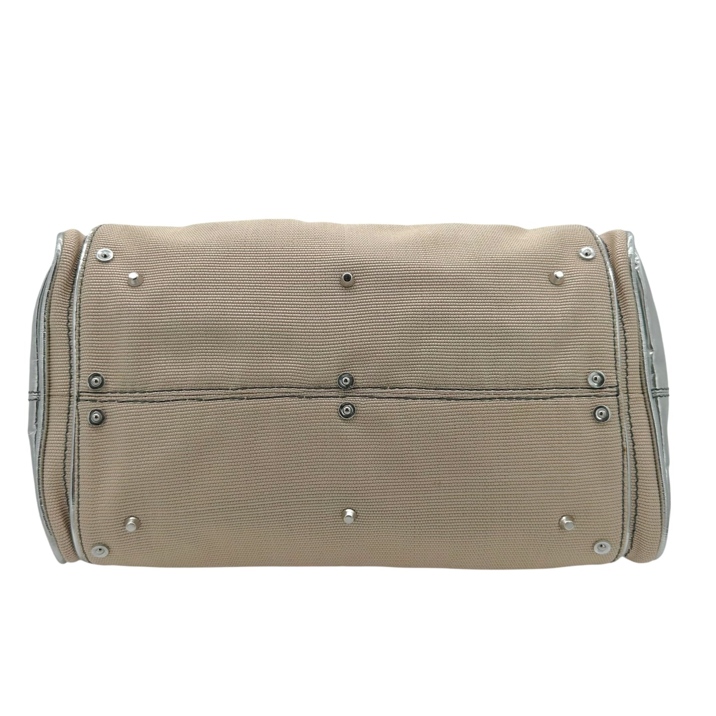 Chloé Ivory Fabric & Silver Leather Paddington Bag - Outfit Repeater