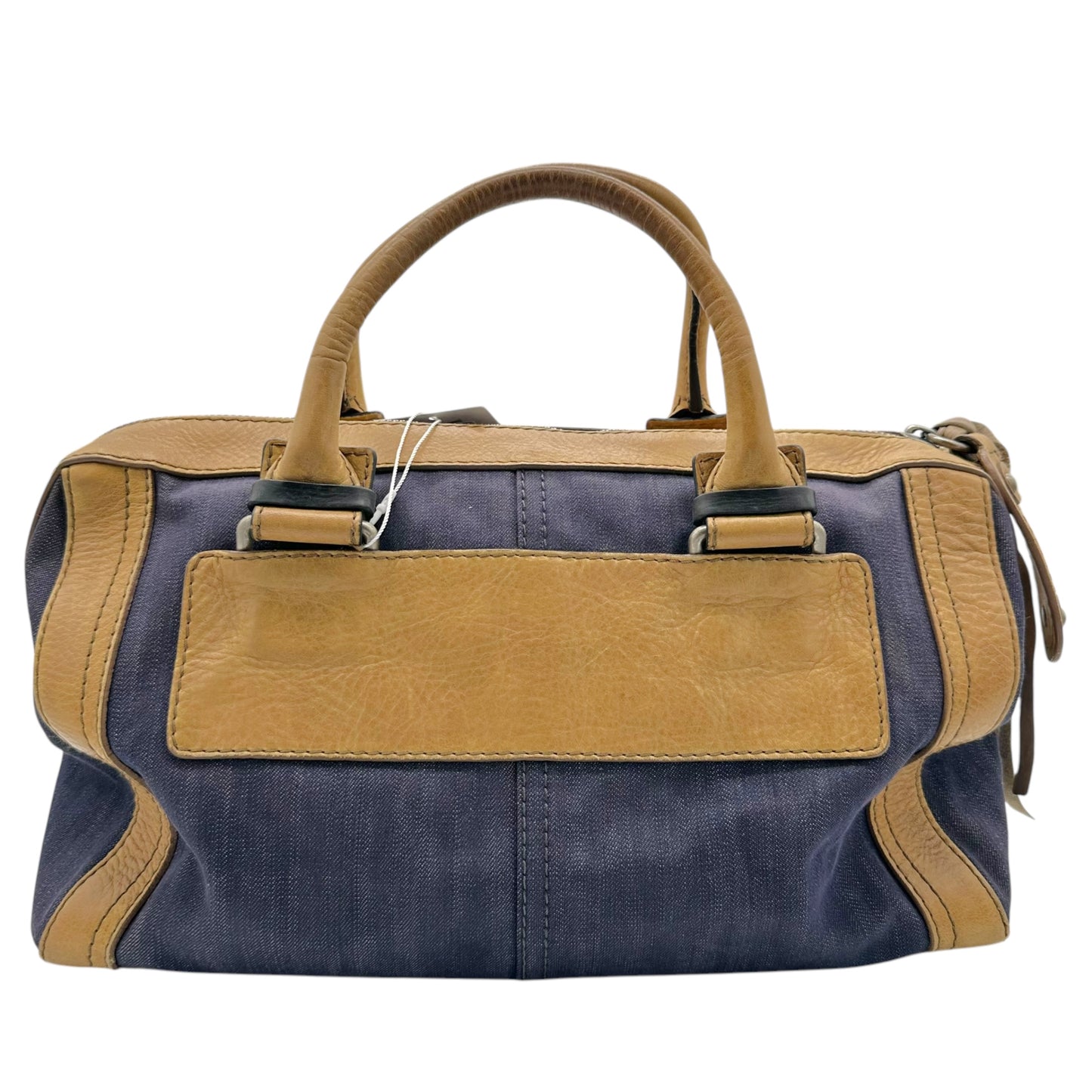 Chloé Denim Logo Boston Bag - Outfit Repeater