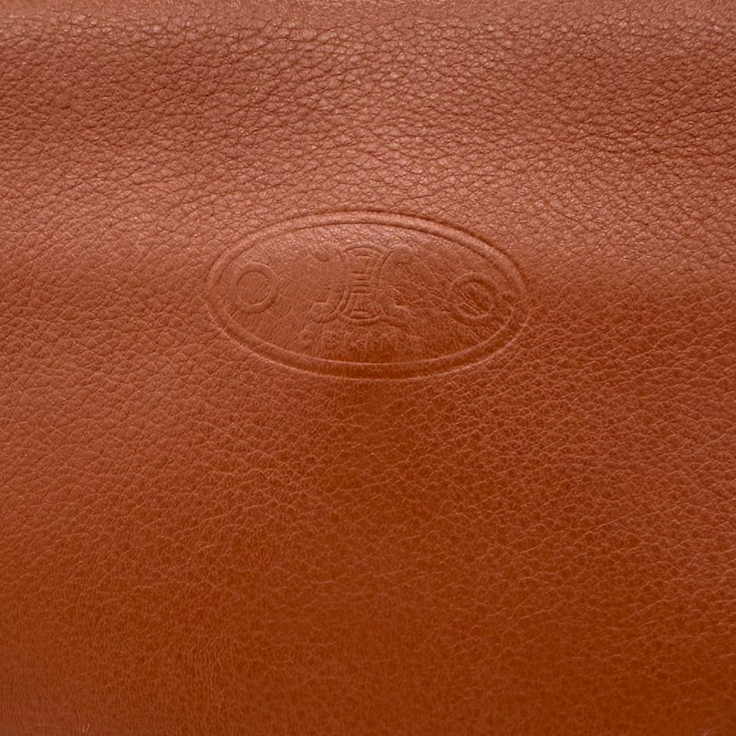 Celine Brown Leather Rivet Logo Shoulder Bag - Outfit Repeater