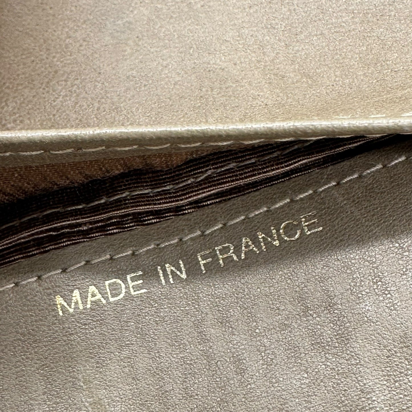 Chanel 2003 Quilted Denim Chocolate Bar Clutch 2-Way Bag