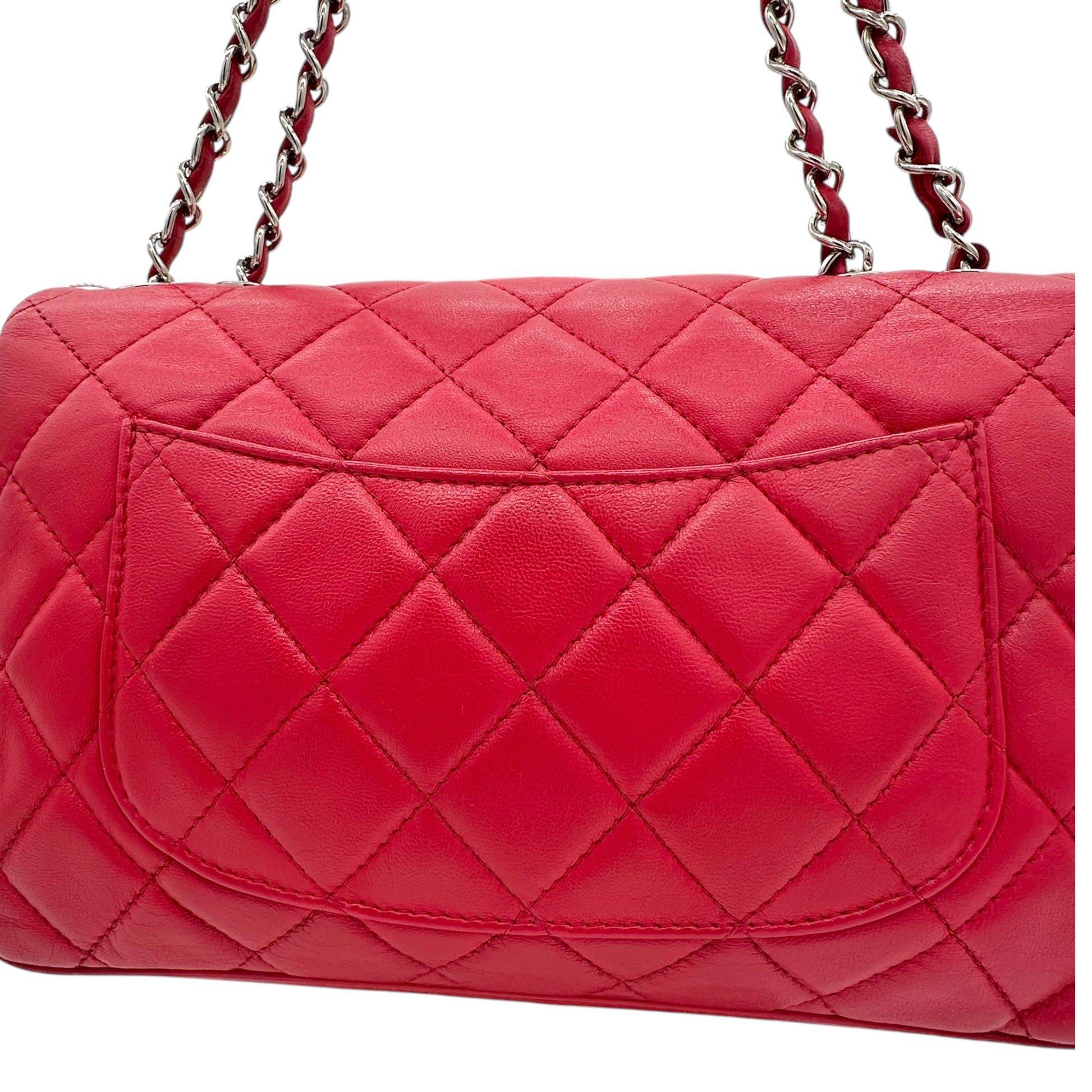 Chanel Red Quilted Leather Medium Flap Bag - Outfit Repeater