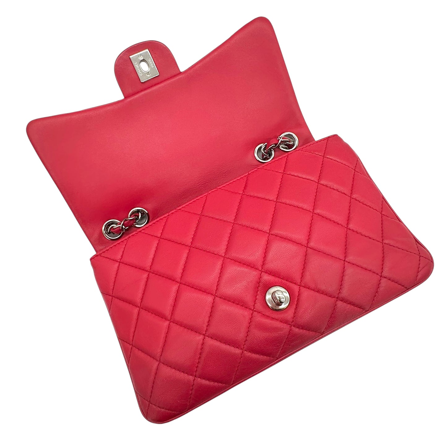 Chanel Red Quilted Leather Medium Flap Bag - Outfit Repeater
