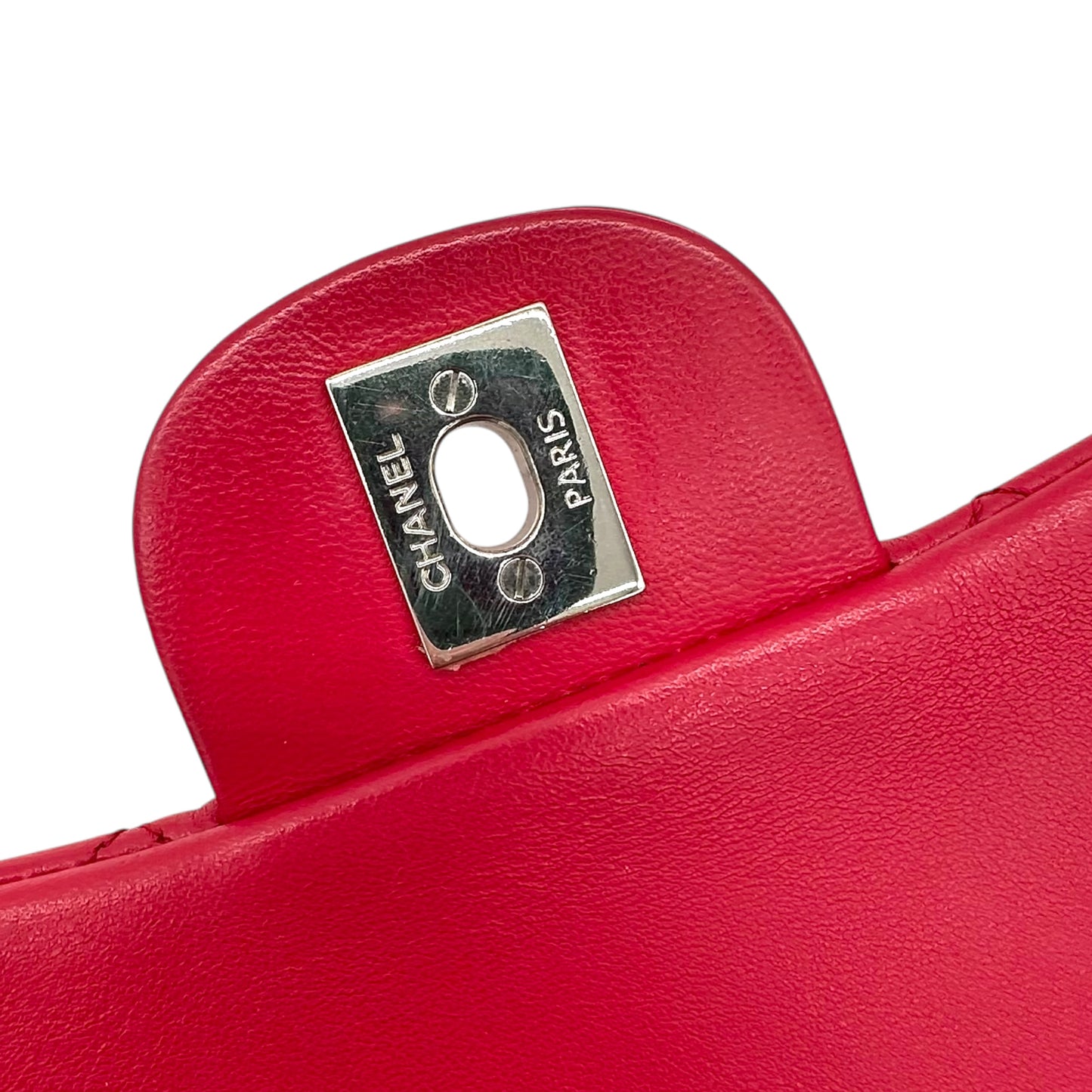 Chanel Red Quilted Leather Medium Flap Bag - Outfit Repeater