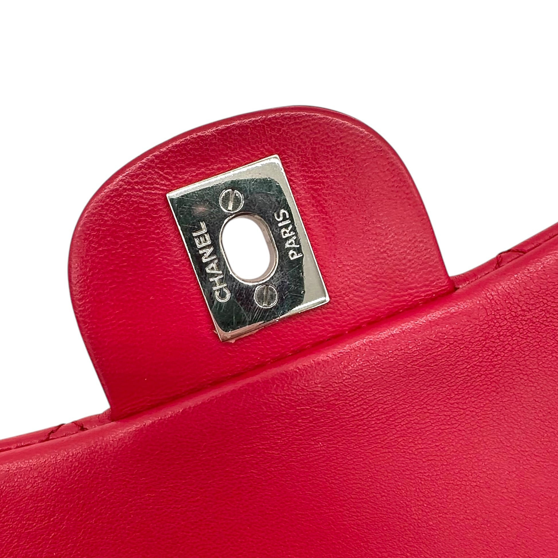 Chanel Red Quilted Leather Medium Flap Bag - Outfit Repeater