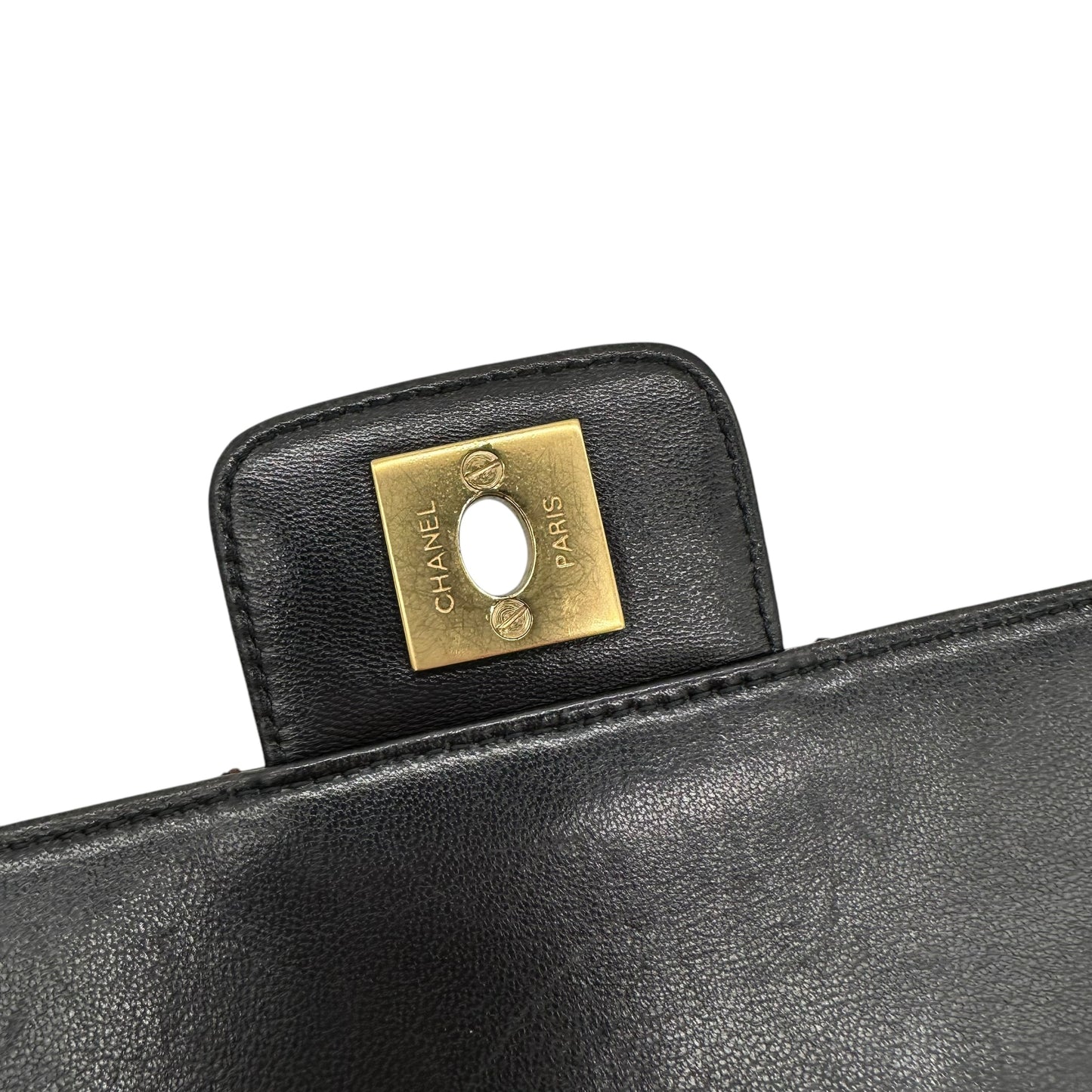 Chanel Black & Brown Chocolate Bar Quilted Medium Flap Bag - Outfit Repeater