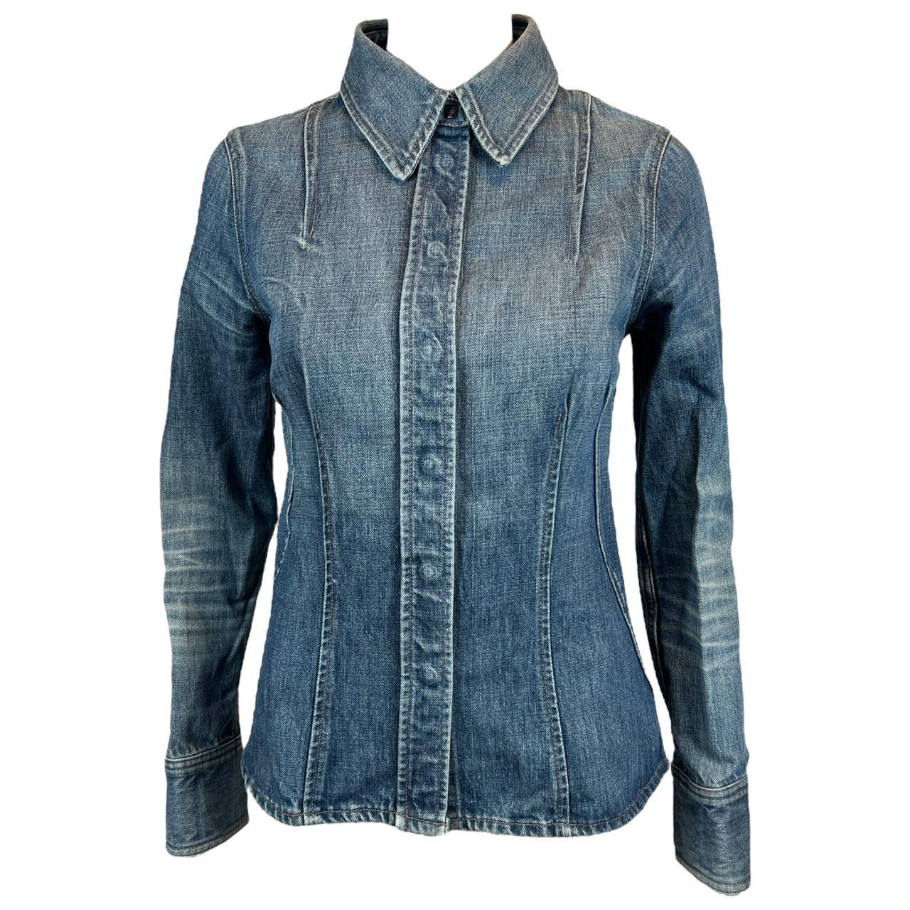 Gucci By Tom Ford F/W 2001 Blue Denim Jacket - Outfit Repeater