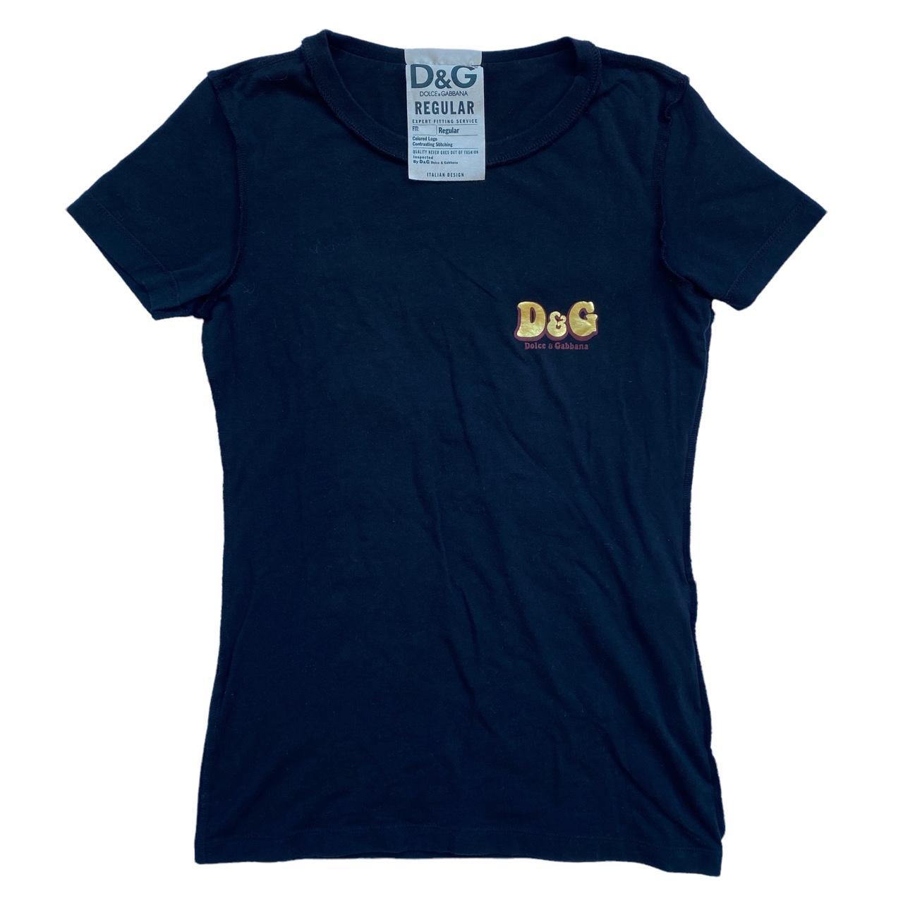 Dolce & Gabbana D&G Retro Bubble Font Logo T-Shirt