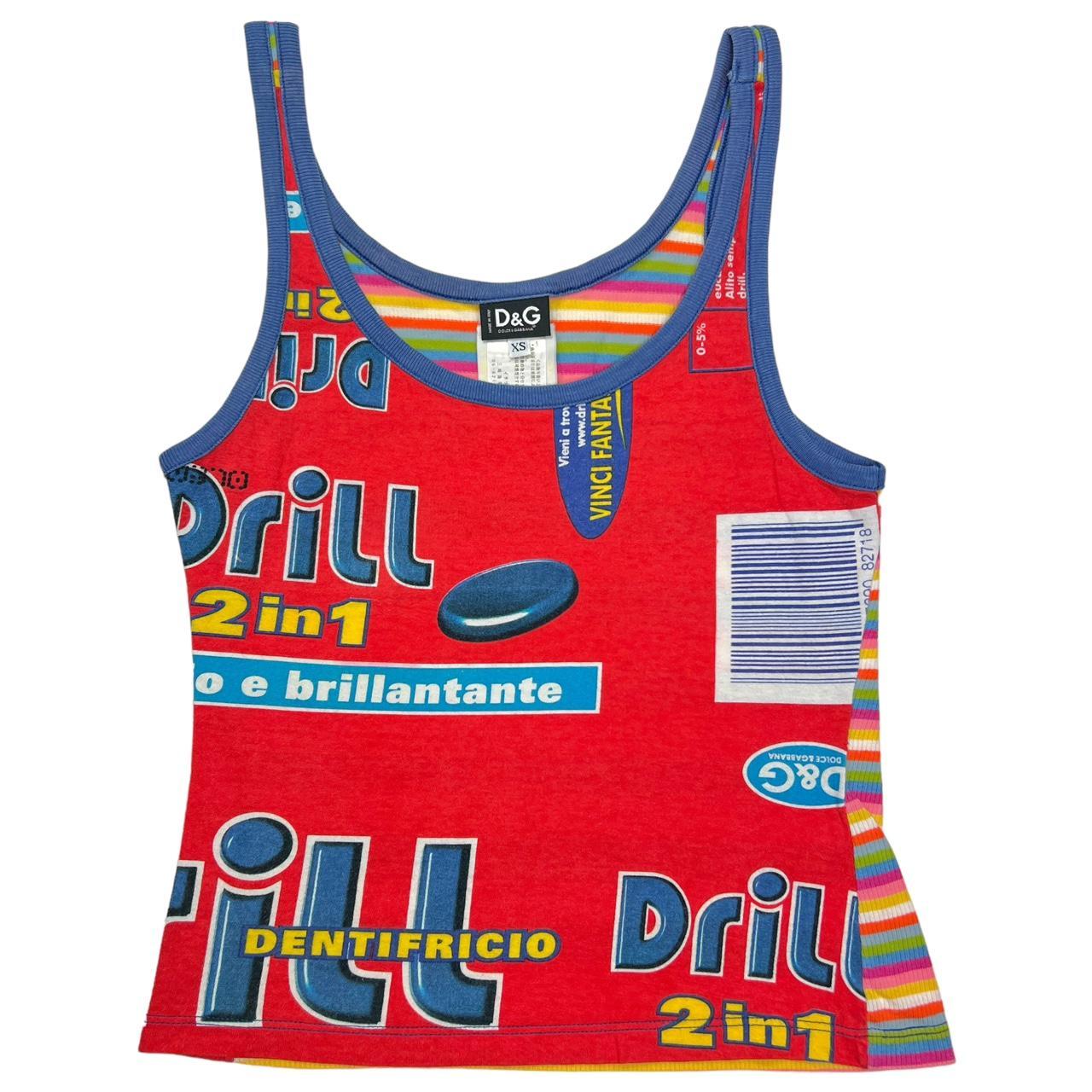 Dolce & Gabbana Printed Graphic Tank Top