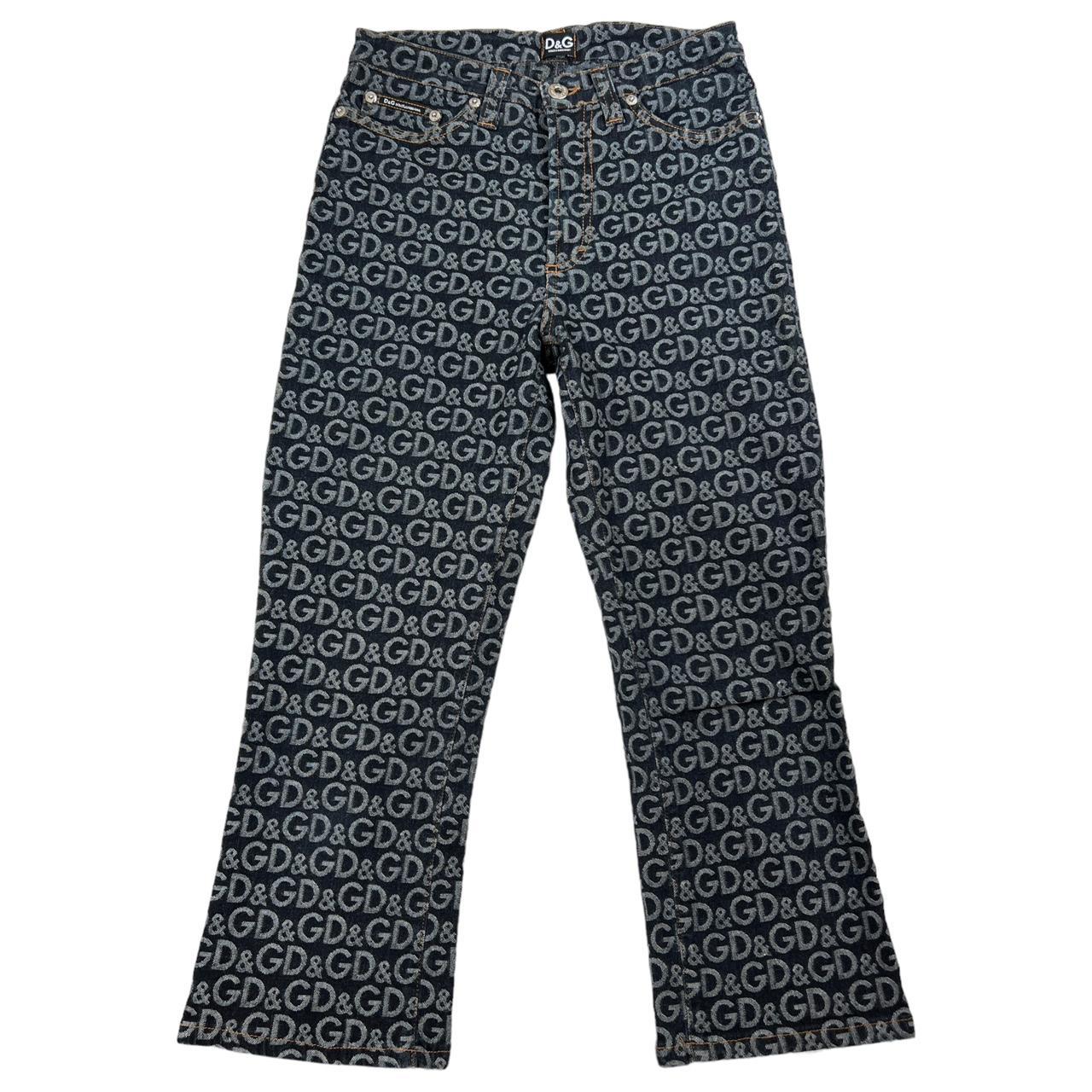 Dolce & Gabbana Logo Printed Denim Capri Pants - Outfit Repeater