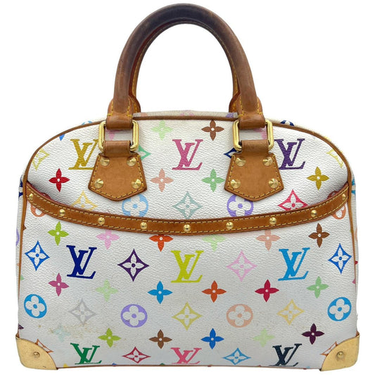 Louis Vuitton Trouville Bag White Multicolor Monogram