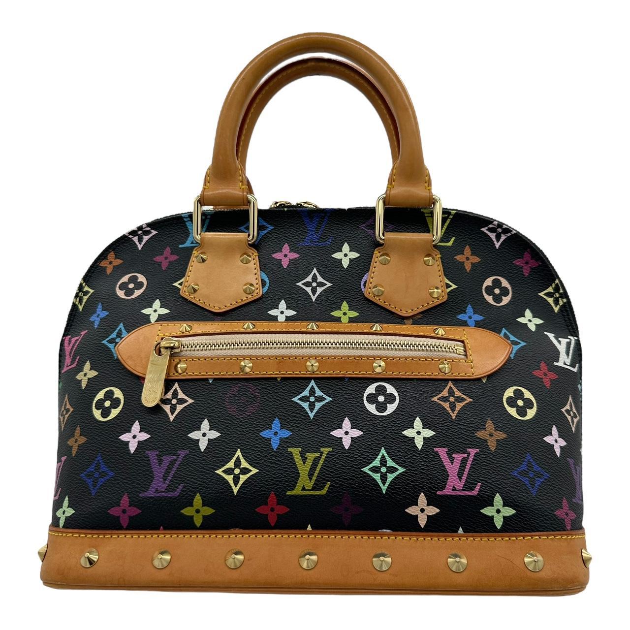 Louis Vuitton Black Multicolor Monogram Alma PM Bag - Outfit Repeater