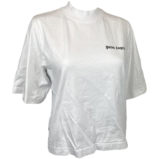 Palm Angels White Oversized Logo T-Shirt - Outfit Repeater