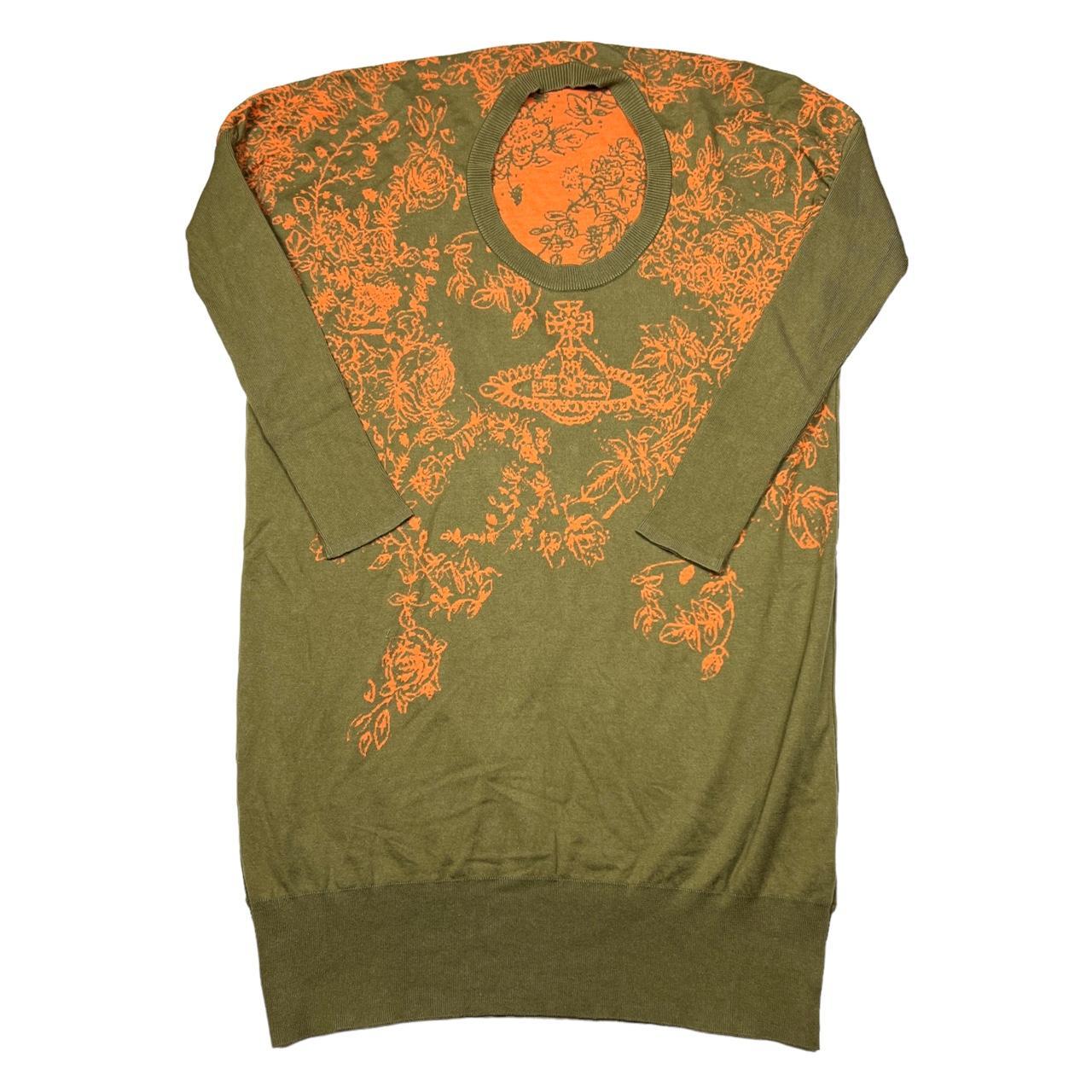 Vivienne Westwood Khaki and Orange Knit Sweater Dress - Outfit Repeater