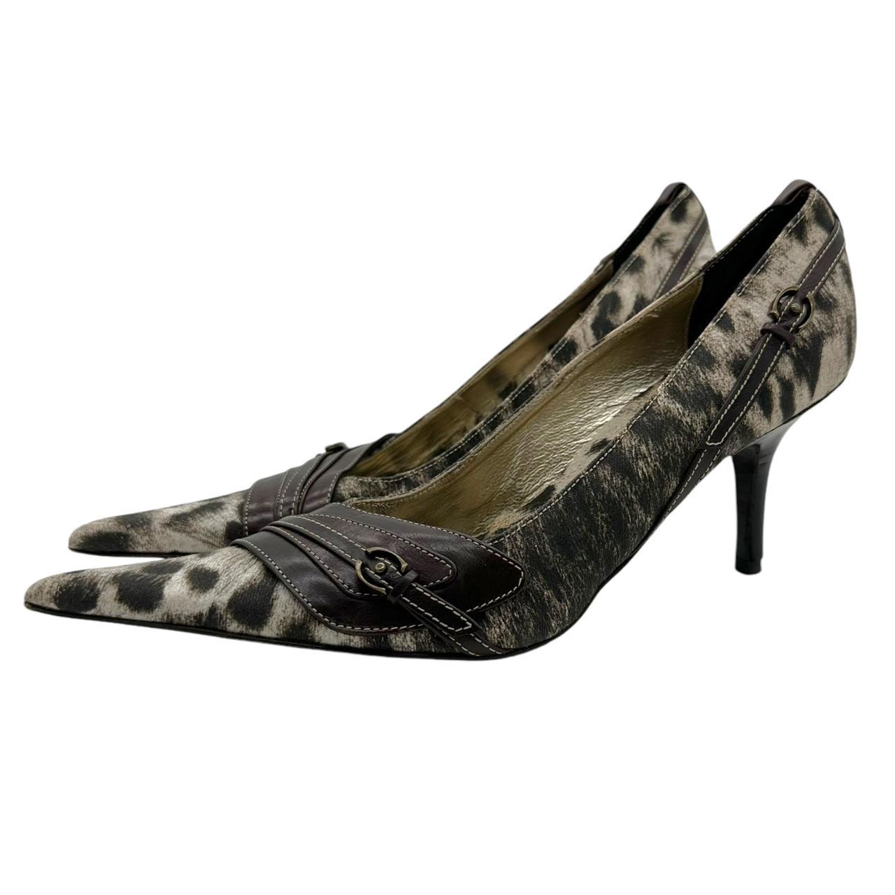 Just Cavalli by Roberto Cavalli Leopard Print Pointed Toe Heels - Outfit Repeater