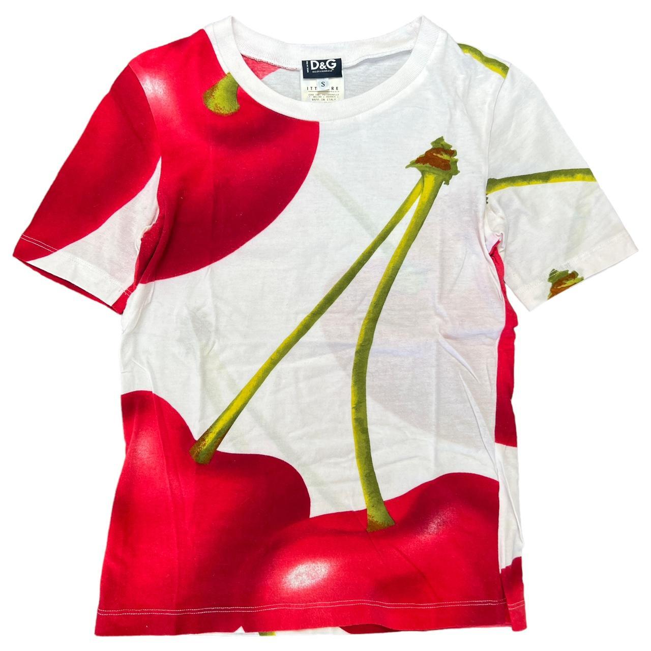 Dolce & Gabbana Cherry Print Graphic T-Shirt