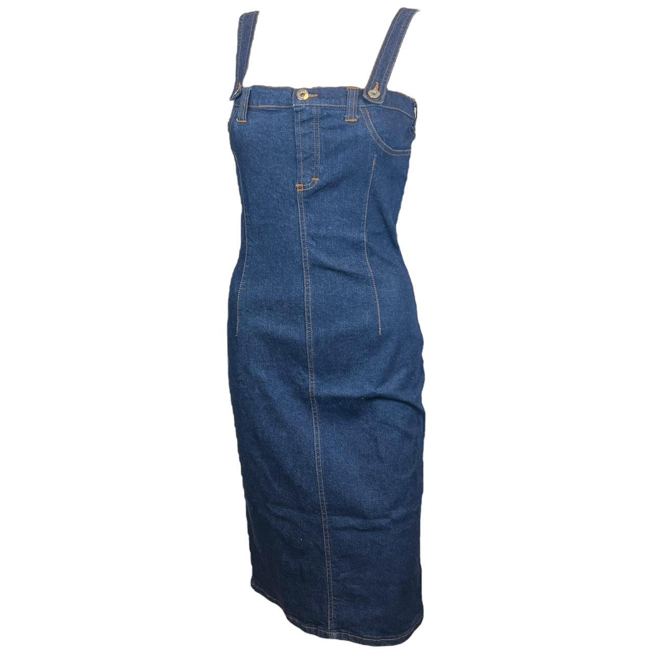 Dolce & Gabbana D&G Denim Midi Dress - Outfit Repeater