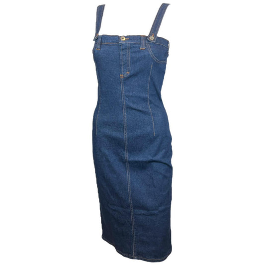 Dolce & Gabbana D&G Denim Midi Dress - Outfit Repeater