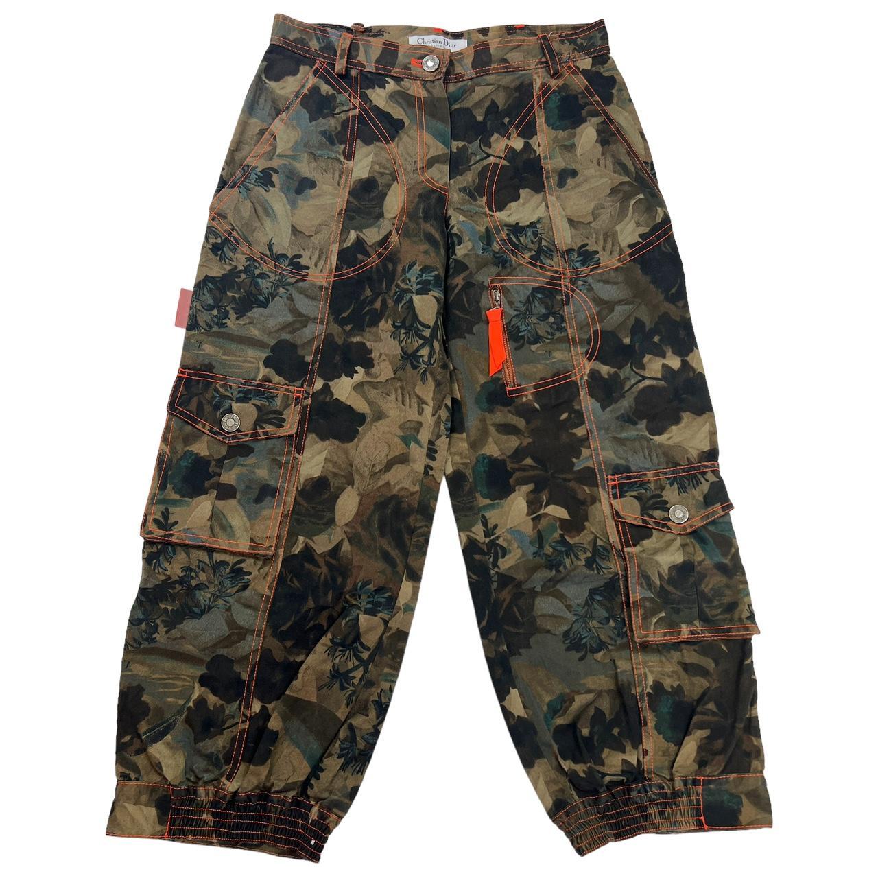 Christian Dior by John Galliano S/S 2005 Camouflage Cargo Capri Pants