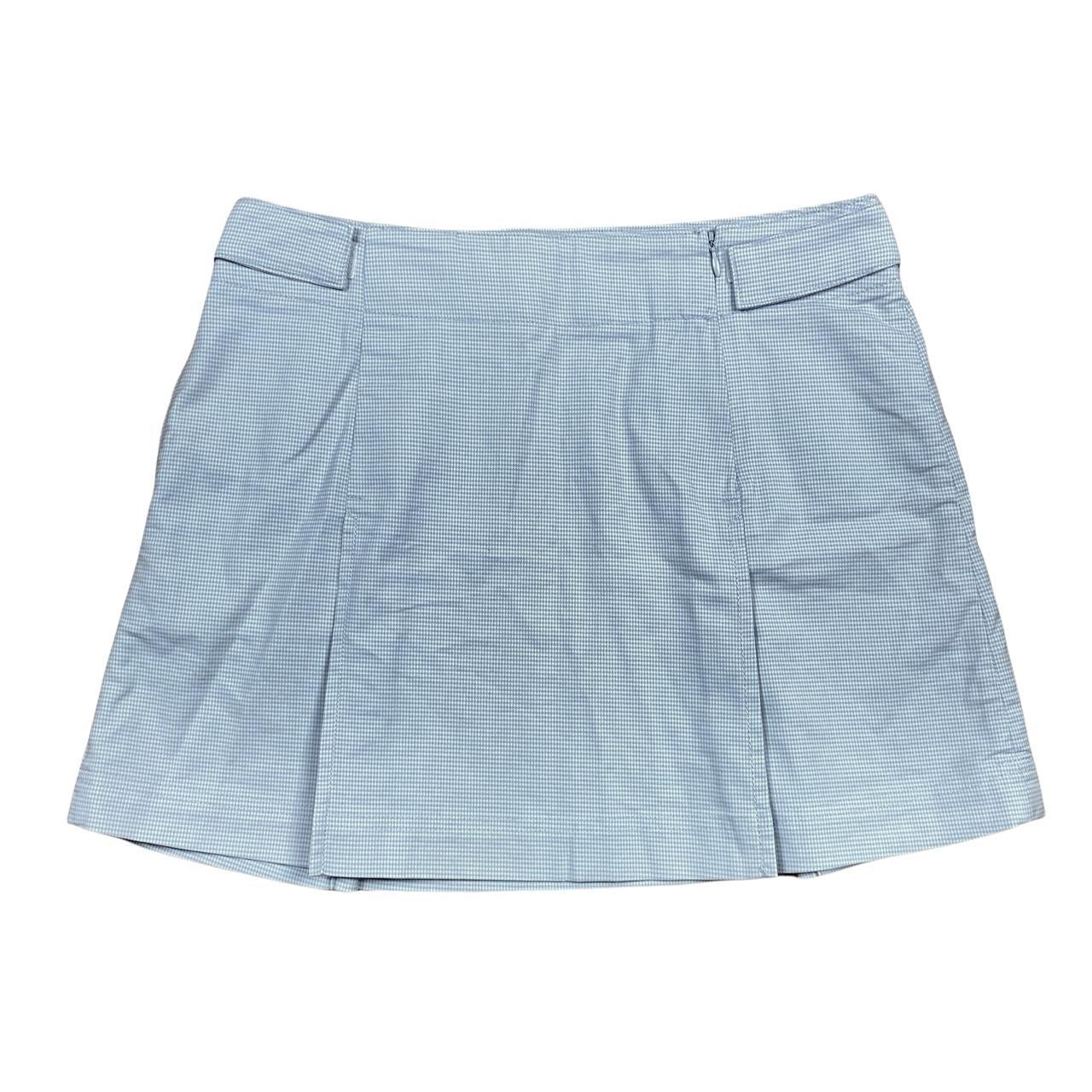 Burberry Golf Houndstooth Print Pleated Mini Skirt - Outfit Repeater