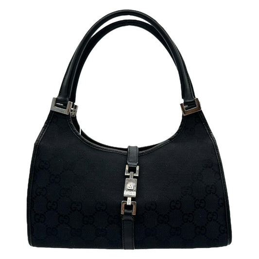 Gucci Black Monogram Mini Jackie Shoulder Bag - Outfit Repeater
