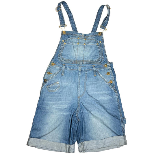 Dolce & Gabbana Light Wash Denim Short Overalls