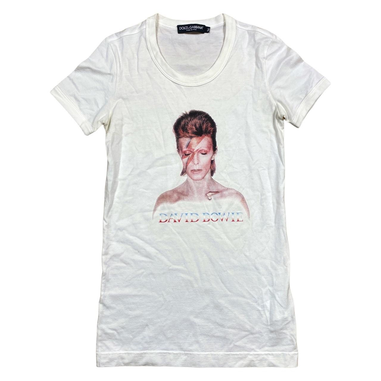 Dolce & Gabbana D&G David Bowie Screen Printed T-Shirt