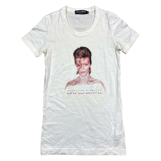 Dolce & Gabbana D&G David Bowie Screen Printed T-Shirt