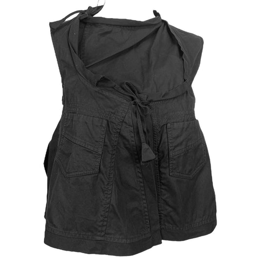 Gucci By Tom Ford S/S 2002 Black Wrap Style Cargo Vest - Outfit Repeater