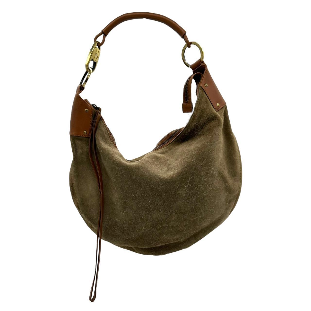 Gucci Khaki Suede Hobo Bag - Outfit Repeater