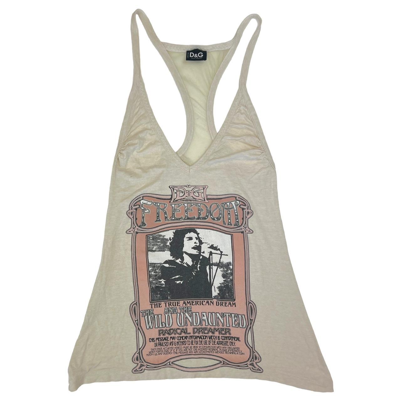 Dolce & Gabbana 'Freedom' Tour Graphic Tank Top