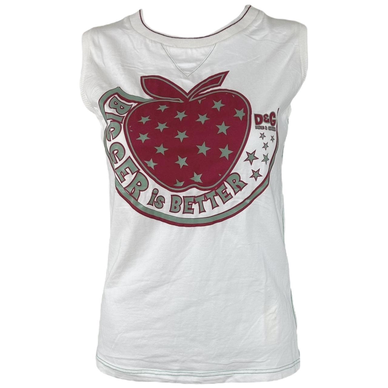 D&G Dolce & Gabbana Bigger is Better Graphic Tank Top - Outfit Repeater