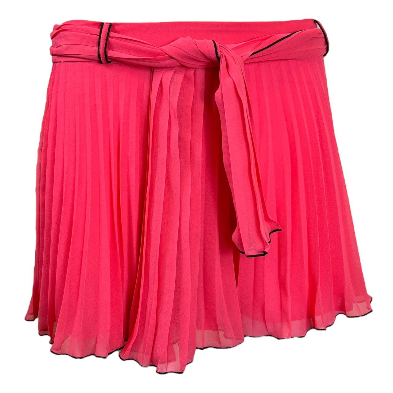 Moschino Boutique Hot Pink Pleated Mini Skirt / Skort - Outfit Repeater