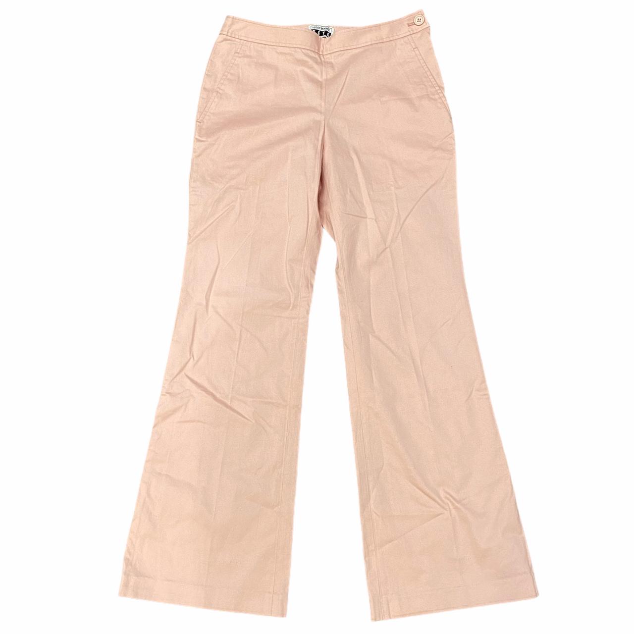 Issey Miyake Fete Baby Pink Flare Pants Trousers - Outfit Repeater