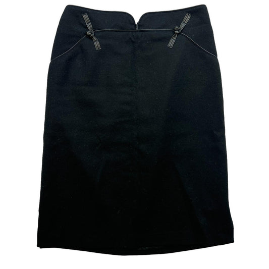 VIVIENNE TAM Black Midi Skirt