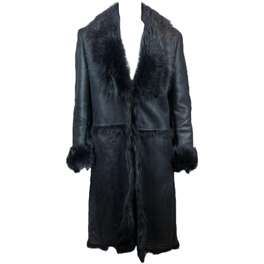 Gucci by Tom Ford F/W 1997 Leather and Fur Coat