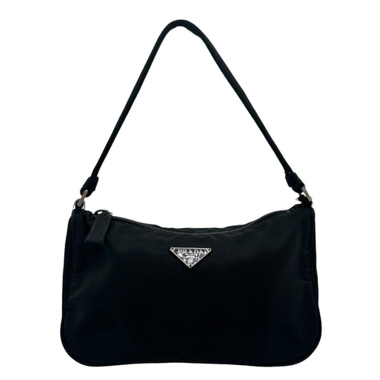 Prada Black Nylon Pochette Mini Shoulder Bag