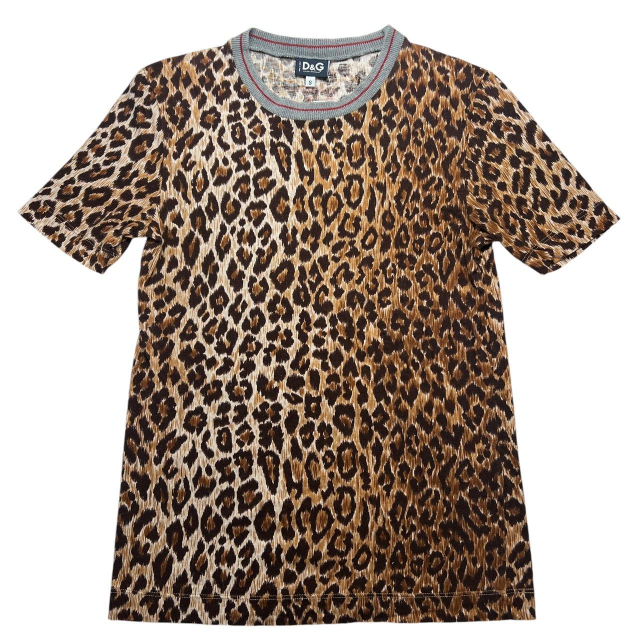 D&G Dolce & Gabbana Leopard Print T-Shirt