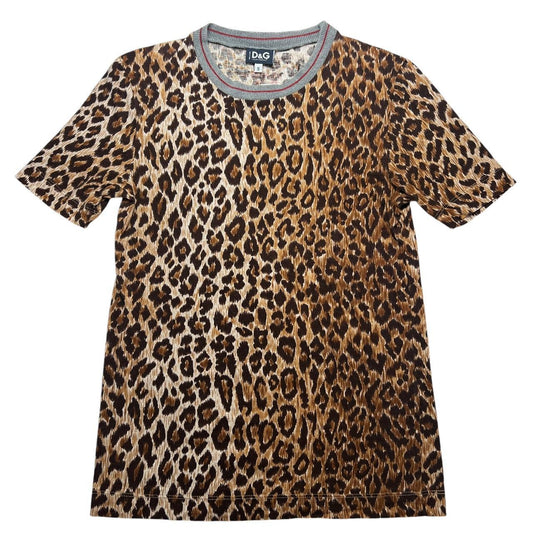 D&G Dolce & Gabbana Leopard Print T-Shirt