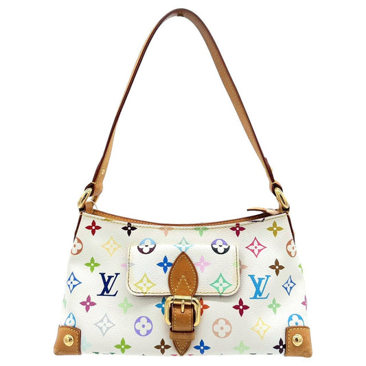 Louis Vuitton White Multicolor Monogram Eliza Shoulder Bag