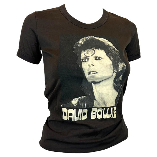Dolce & Gabbana Brown and Black David Bowie Graphic T-Shirt - Outfit Repeater
