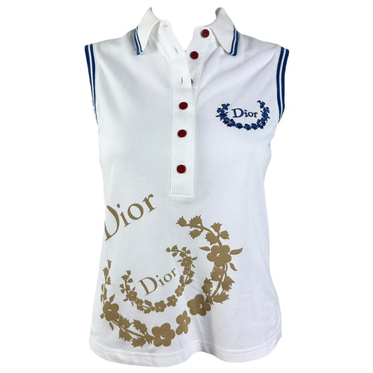 Christian Dior by John Galliano F/W 2004 White Polo Tank Top - Outfit Repeater