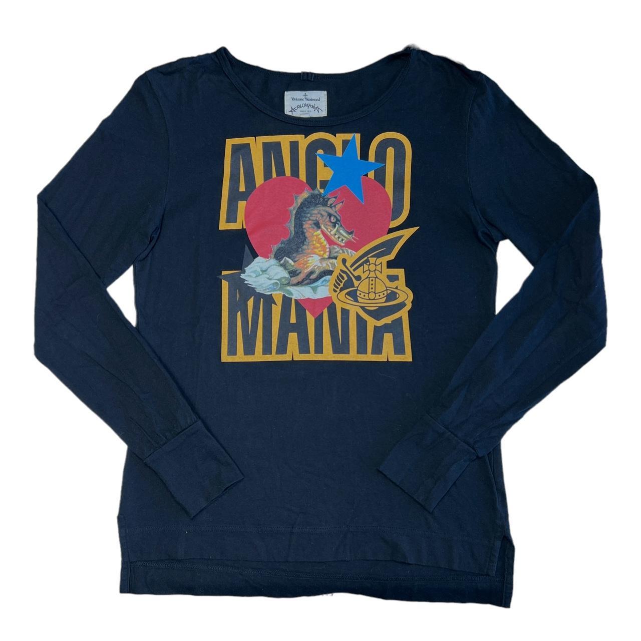 Vivienne Westwood Anglomania Sea Monster Logo Graphic Long Sleeve T-Shirt - Outfit Repeater