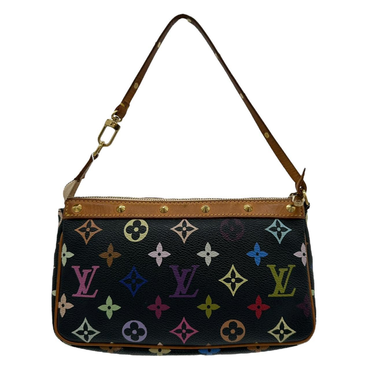 Louis Vuitton Black Multicolor Monogram Pochette Shoulder Bag - Outfit Repeater