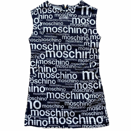 Moschino All Over Print Logo Denim Top - Outfit Repeater